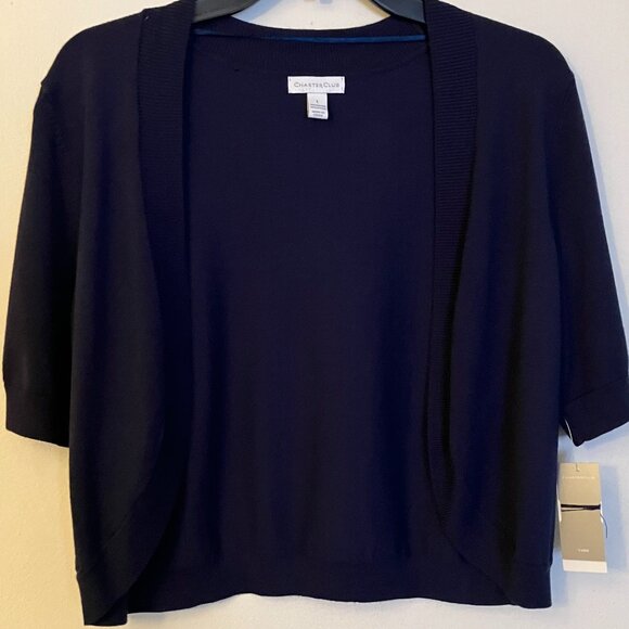Charter Club Intrepid Blue Cardigan Women's Large - Picture 1 of 7